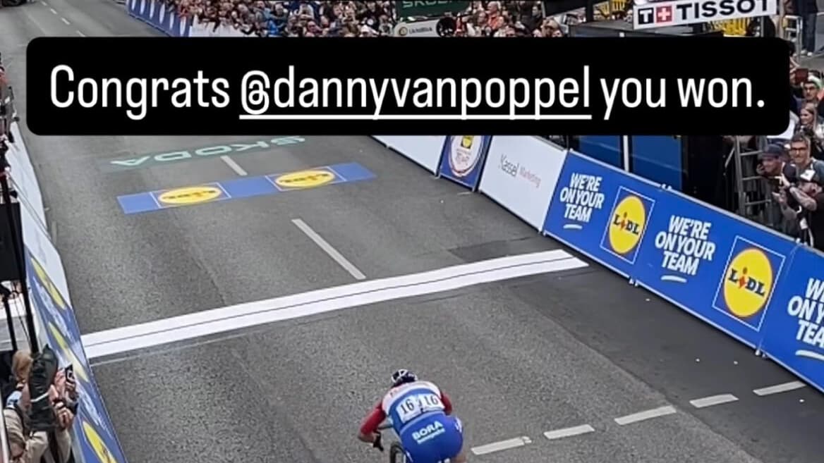 "Une blague absurde", Pogacar ne digère pas le déclassement de Van Poppel sur le Tour d'Allemagne