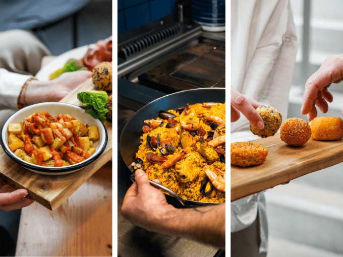 Tapas, paella, croquetas Food espagnole à Nantes