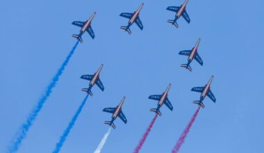 Toulon 15 août Patrouille de France