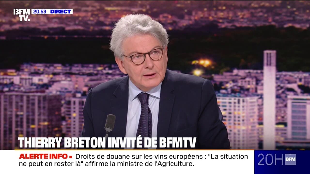 "Il faut qu'on comprenne désormais que nous sommes seuls", réagit Thierry Breton, ancien commissaire européen au Marché intérieur et ancien ministre de l'Économie
