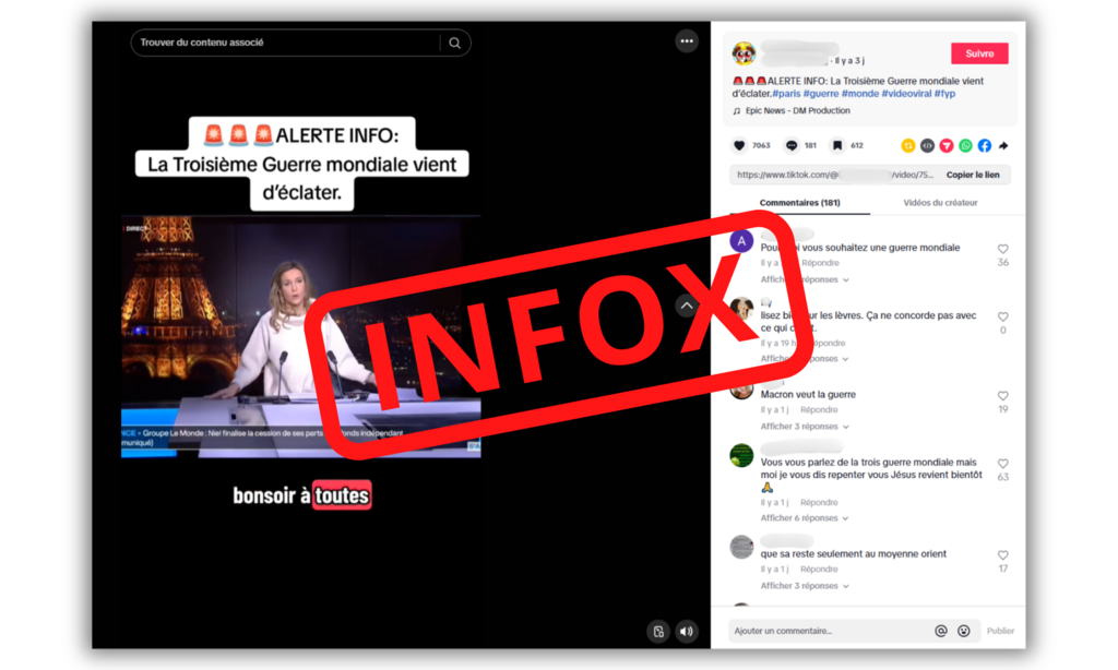 Cet autre faux journal TV usurpe l'identité de France 24.