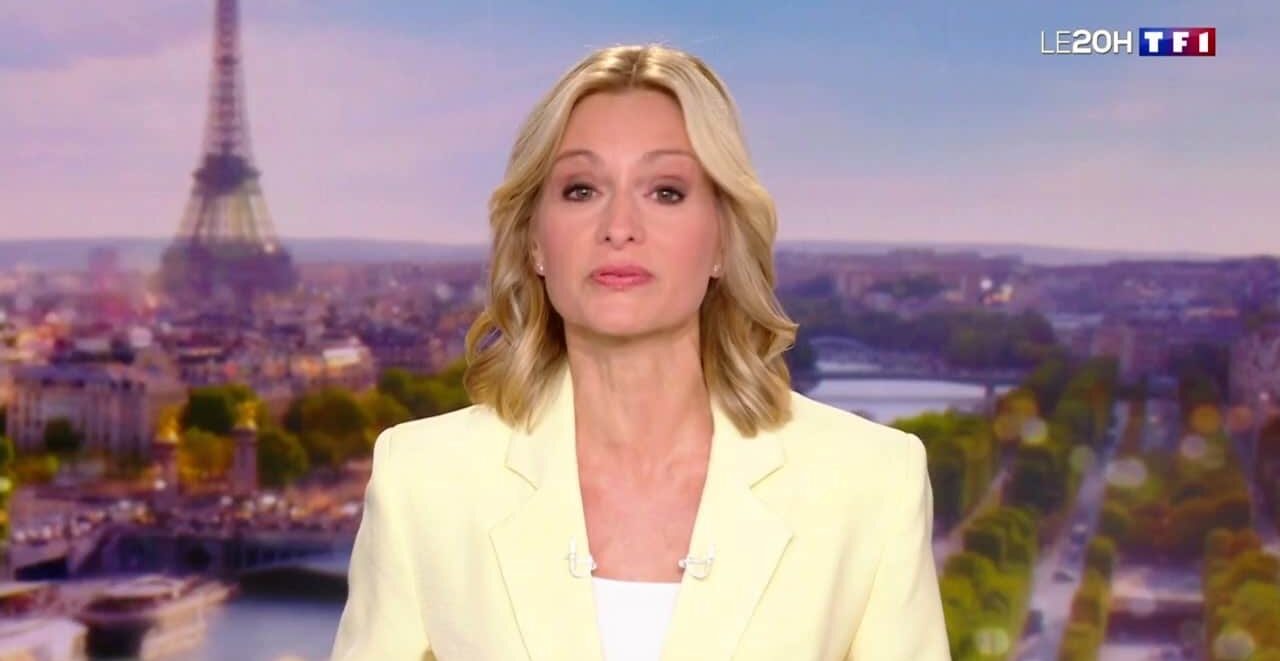 "Je l’aime éperdument", Audrey Crespo-Mara fond en larmes pour son dernier JT de TF1