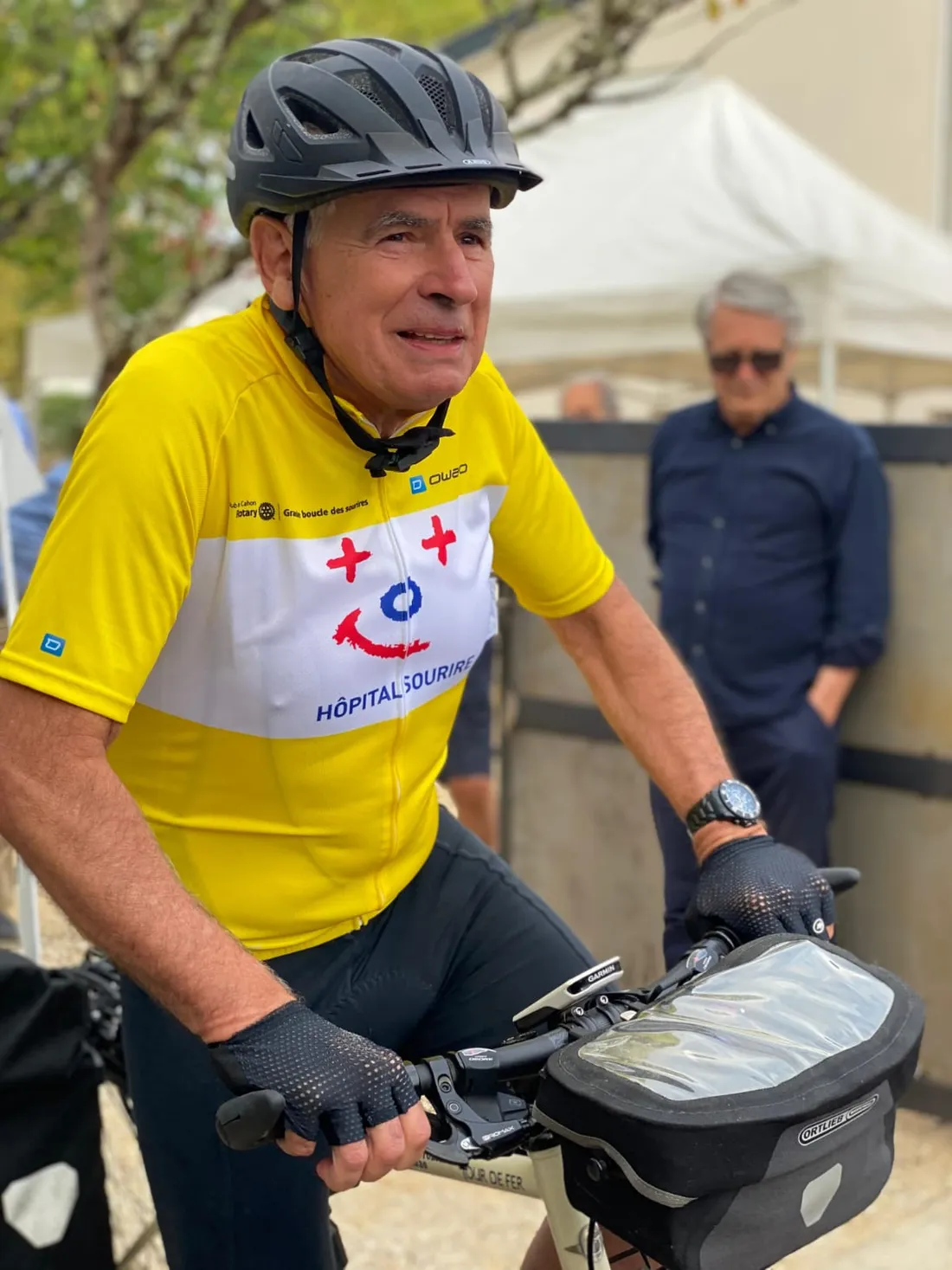 Philippe Sudres au départ de ses 2000 km