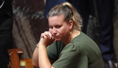la cheffe des députés de La France insoumise Mathilde Panot à l'Assemblée nationale, le 30 juin 2025 à Paris