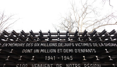 « Un acte intolérable » : un tag « Free Gaza » découvert sur un mémorial de la Shoah à Lyon