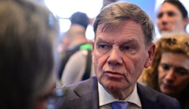 Johann Wadephul, lors du comité du CDU le 28 avril 2025 à Berlin au cours duquel il a été désigné ministre des Affaires étrangère