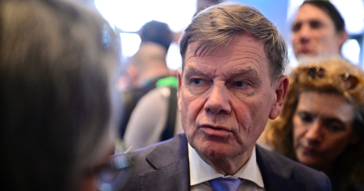 Johann Wadephul, lors du comité du CDU le 28 avril 2025 à Berlin au cours duquel il a été désigné ministre des Affaires étrangère