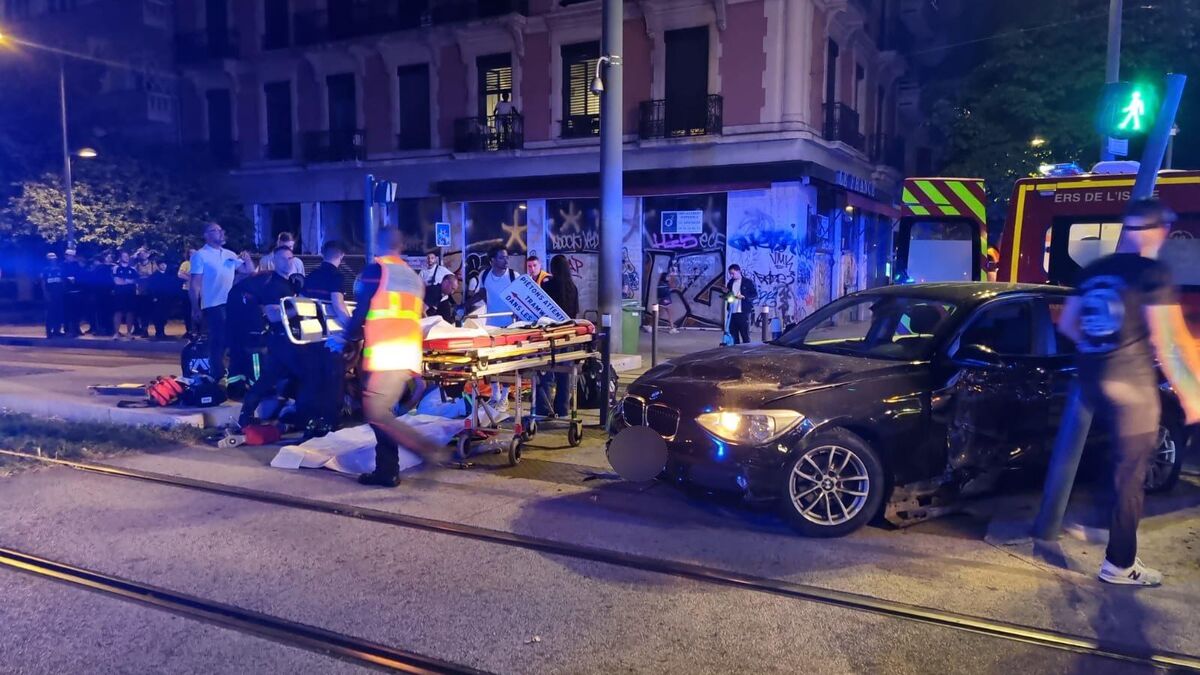 Accident le soir de la Ligue des champions à Grenoble : le chauffard écope de 12 mois avec sursis