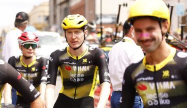 Jonas Vingegaard avec Matteo Jorgenson, Sepp Kuss et Axel Zingle sur la Vuelta