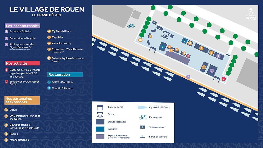 J-1 avant l'ouverture du village de Rouen !
