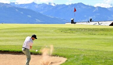 Entre panorama et chance d’eagle : tout savoir du trou signature du Golf de Crans-sur-Sierre