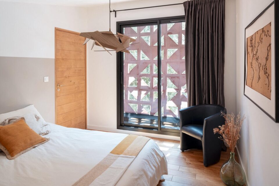L'intérieur des chambres de la maison COB, à l'abri des regards.
