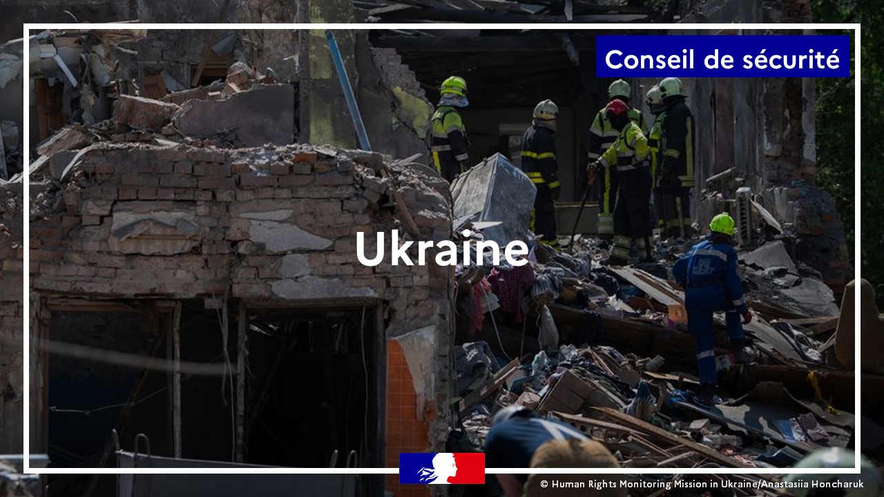 La France appelle à contraindre la Russie à mettre fin à son agression