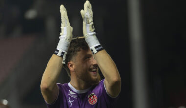 Après avoir gravi les échelons au niveau régional, Axel Temperton est aujourd'hui le gardien numéro un du FC Rouen en National. ©FCR