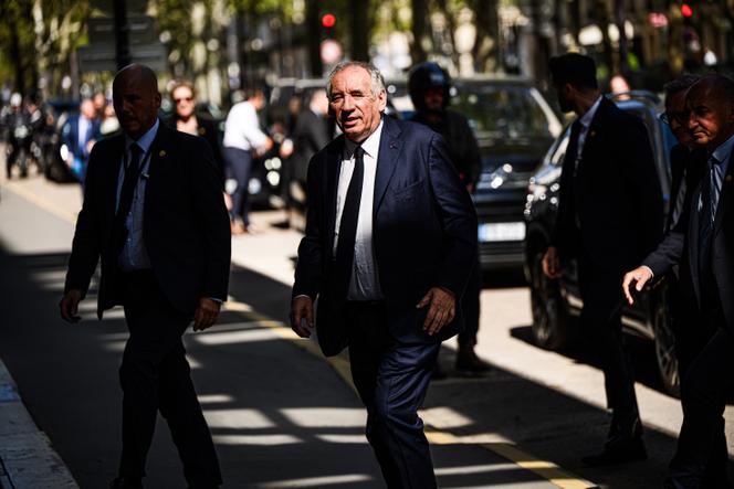 Le premier ministre, François Bayrou, à son arrivée pour la conférence de presse sur le budget 2026, à Paris, le 25 août 2025.
