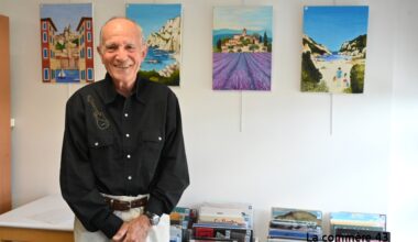 Le Chambon-sur-Lignon : Charles Allio peint ses deux amours, Le Chambon et Marseille