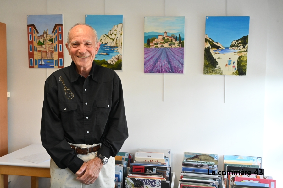 Le Chambon-sur-Lignon : Charles Allio peint ses deux amours, Le Chambon et Marseille