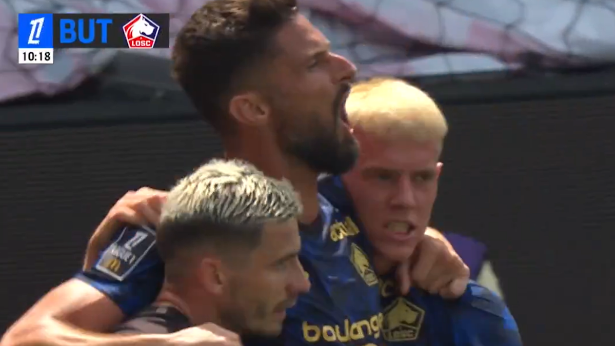 Olivier Giroud a mis 10 minutes pour réussir son retour en Ligue 1