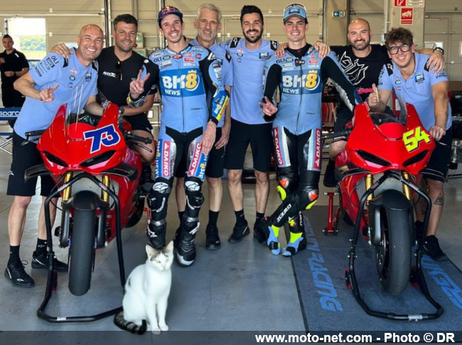 Les pilotes Ducati se rodent au Balaton Park pour le GP de Hongrie 