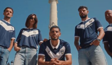Les maillots des Girondins de Bordeaux 2025-2026 officialisés