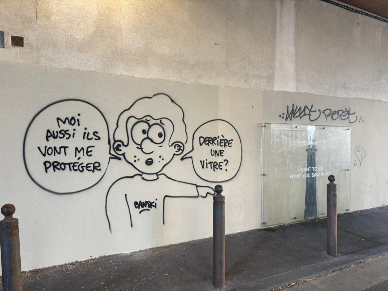 Marseille. Ce tag près du phare de Banksy déjà effacé par la mairie