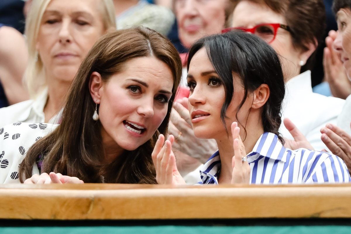 <p>Kate Middleton et Meghan Markle</p>
