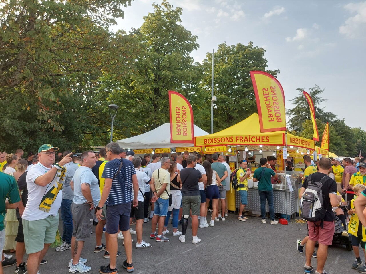 la colère des commerces ambulants lors des matchs du FC Nantes