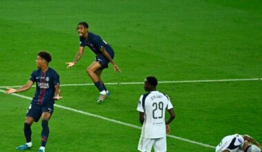 les Parisiens, menés de deux buts, poussent pour revenir en Supercoupe d’Europe