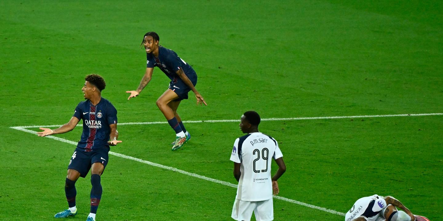 les Parisiens, menés de deux buts, poussent pour revenir en Supercoupe d’Europe