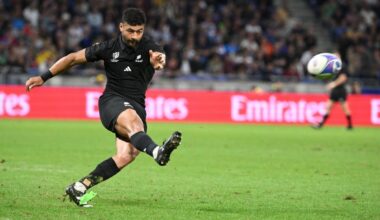 Richie Mo'unga de retour en Nouvelle-Zélande en 2026 et à nouveau éligible pour les All Blacks