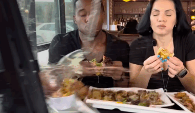 En pleine dégustation au restaurant, deux influenceurs percutés par une voiture