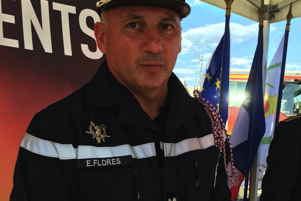 Le contrôleur général Eric Flores directeur du Sdis 34 a alerté le préfet sur la situation des urgences  de Béziers 