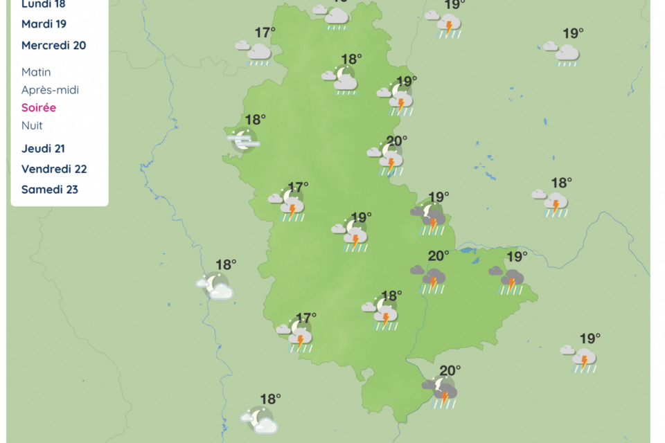 La vigilance météo va se poursuivre mercredi matin avec des orages possiblement généralisés. 