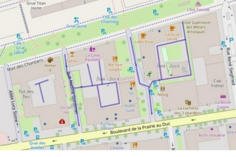 Les rues concernées par l'opération de démoustication, prévue dans la nuit du jeudi 21 au vendredi 22 août 2025.