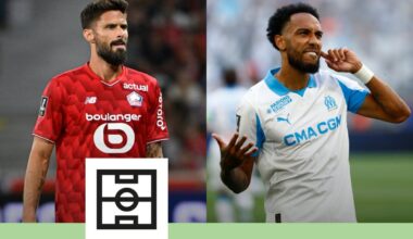 L'équipe type de la 2e journée de Ligue 1 : Giroud et Aubameyang, les « pépés flingueurs » - L'Équipe