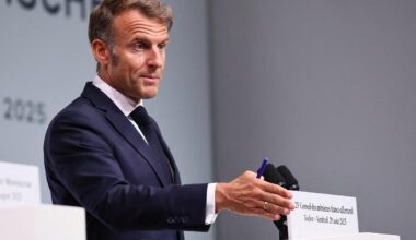 Démission, guerre en Ukraine, Poutine, Trump… Ce qu’il faut retenir de la conférence de presse de Macron