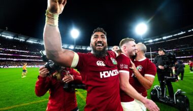 «J’ai une fille que je ne connais pas encore», annonce Bundee Aki à l’issue de la tournée des Lions en Australie
