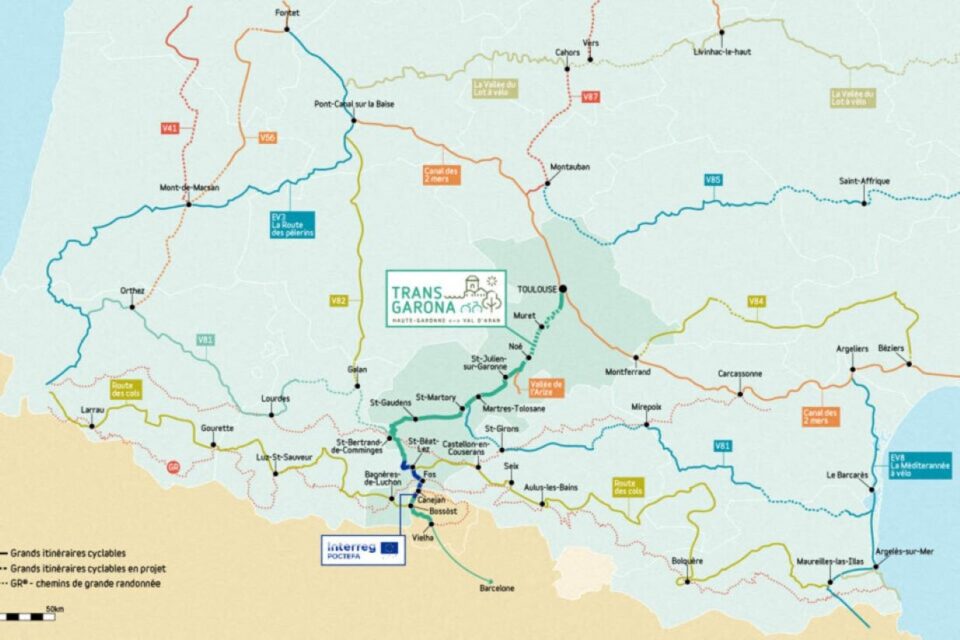 Après ce chantier, Transgarona permettra de suivre la Garonne sur plus de 130 kilomètres. Dès les prochaines années, cette piste cyclable permettra de relier Toulouse à l’Espagne. 