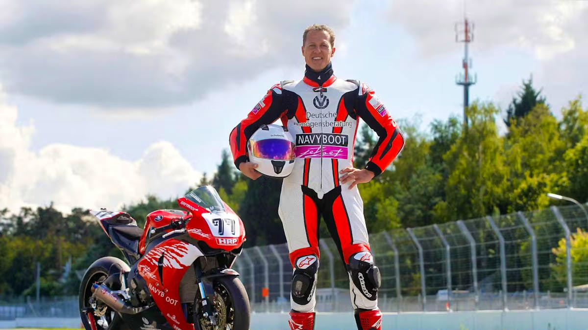 Une moto rare appartenant à Michael Schumacher vendue à un prix fou