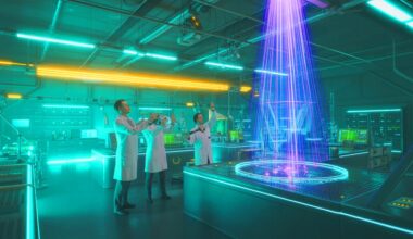 Illustration de la transformation de la lumière en matériau supersolide.