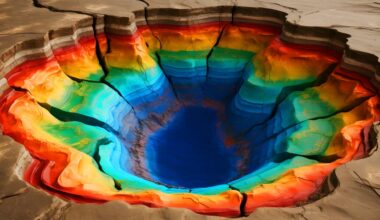 Illustration de la découverte d'un immense réservoir d'eau caché dans le manteau terrestre.