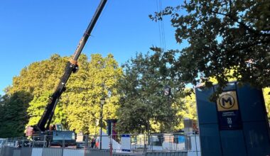 L'IMAGE. En plein centre de Toulouse, un chantier de plusieurs semaines lancé dans cette station de métro