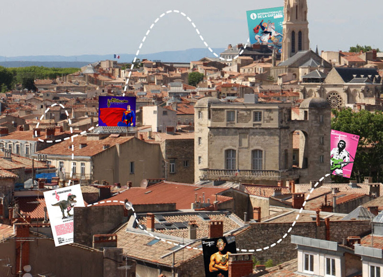 partez à la chasse aux affiches et gagnez des places pour les Internationales de la Guitare