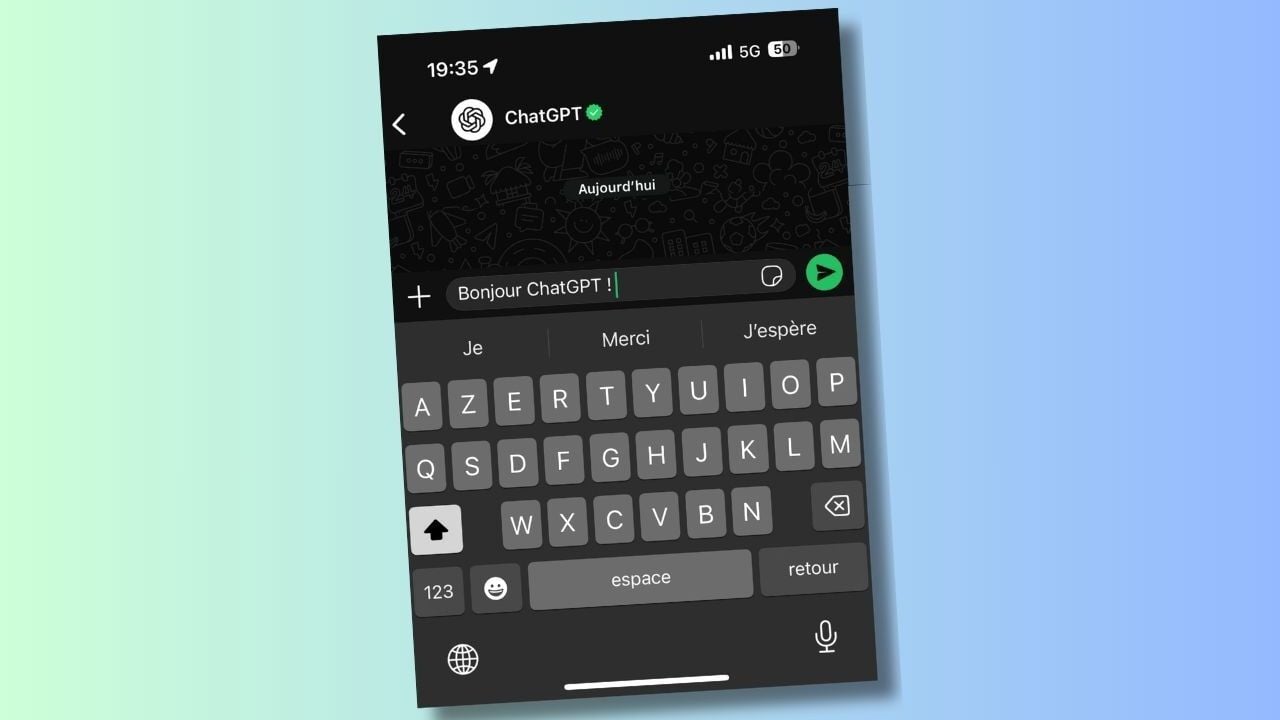 voici comment discuter avec l'IA gratuitement directement dans l'application
