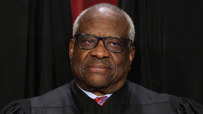 Le juge de la Cour suprême des États-Unis, Clarence Thomas.