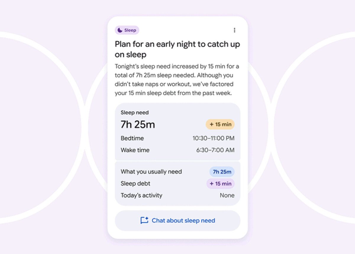 Le nouveau coach de l'application Fitbit