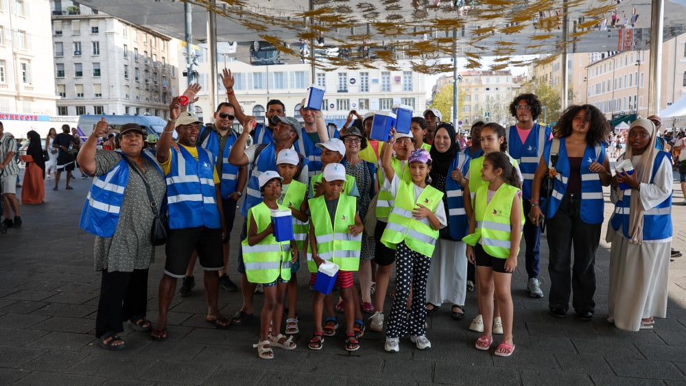 Des minots du monde entier mobilisés sur le Vieux-Port avec le Secours populaire
