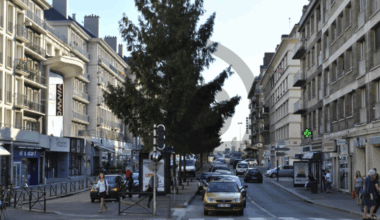 Nouveau réaménagement au bas de la rue de la République à Rouen
