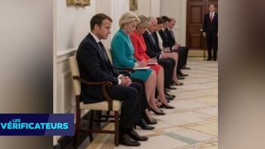 VÉRIF' - Cette image virale des leaders européens à la Maison Blanche est-elle réelle ? 