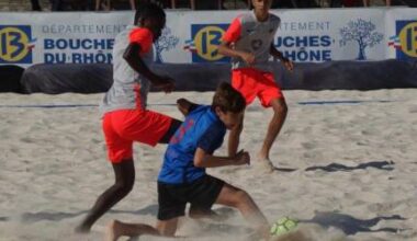 le Beach Soccer Week transforme les plages du Prado en terrain de jeu géant